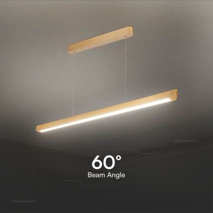 LED Chandelier on a string LED/36W/230V 3000/4000/6400K gold