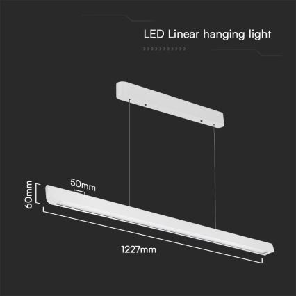LED Chandelier on a string LED/36W/230V 3000/4000/6400K white