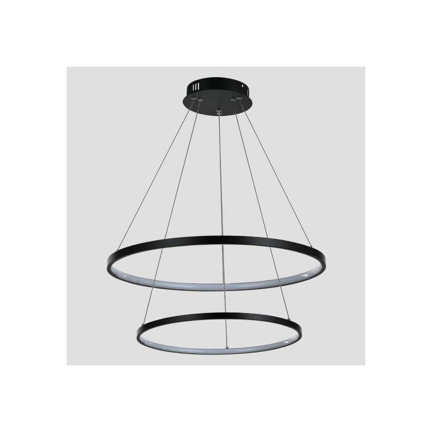 LED Chandelier on a string LED/37W/230V 3000K black