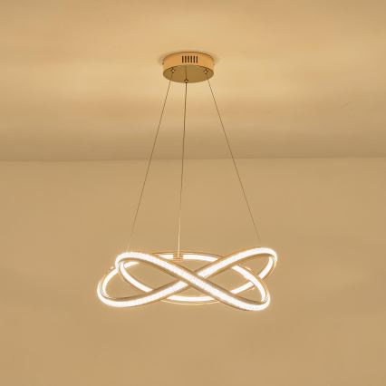 LED Chandelier on a string LED/38W/230V 3000K 50x120 cm