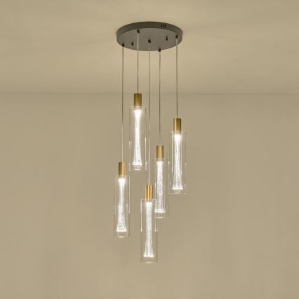 LED Chandelier on a string LED/38W/230V 3000K