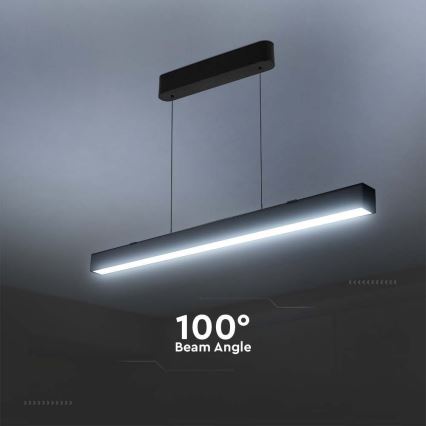 LED Chandelier on a string LED/40W/230V 3000/4000/6400K black