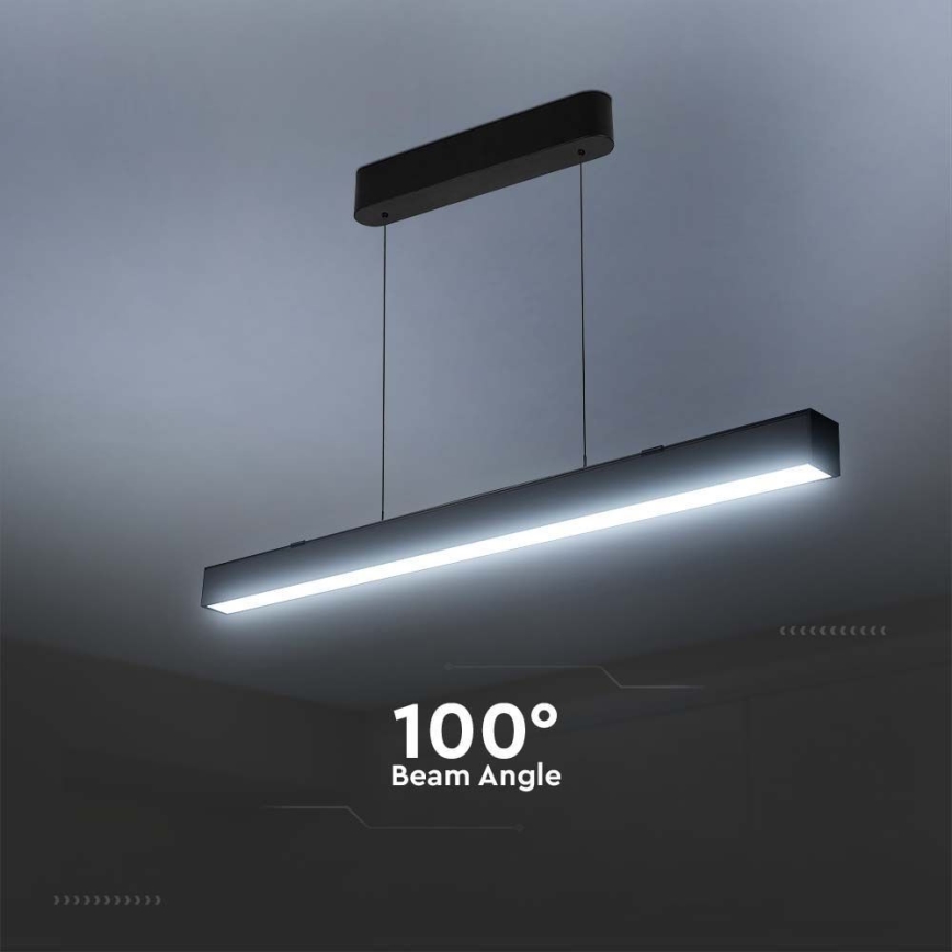 LED Chandelier on a string LED/40W/230V 3000/4000/6400K black