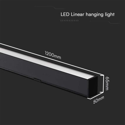 LED Chandelier on a string LED/40W/230V 3000/4000/6400K black