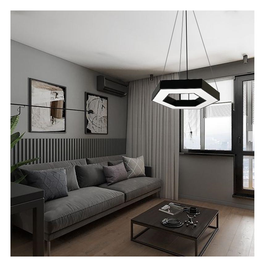 LED Chandelier on a string LED/40W/230V 4000K d. 80 cm