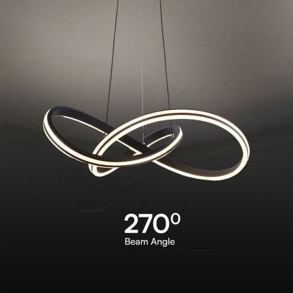 LED Chandelier on a string LED/40W/230V 3000/4000/6400K