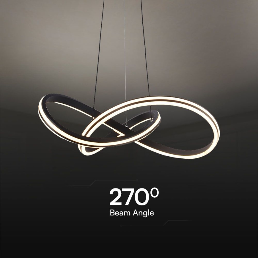LED Chandelier on a string LED/40W/230V 3000/4000/6400K