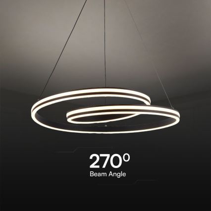 LED Chandelier on a string LED/40W/230V 3000/4000/6400K