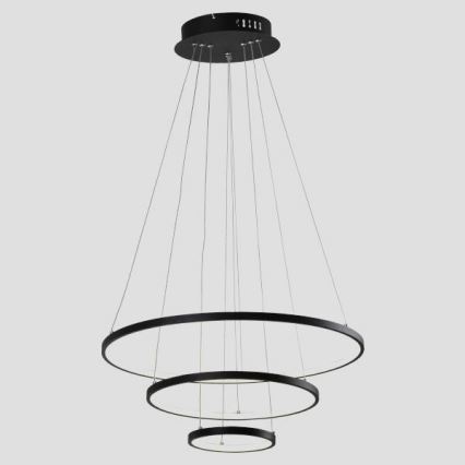 LED Chandelier on a string LED/42W/230V 3000K black