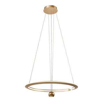 LED Chandelier on a string LED/45W/230V 3000K d. 62 cm gold