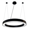 LED Chandelier on a string LED/50W/230V 4000K d. 100 cm black