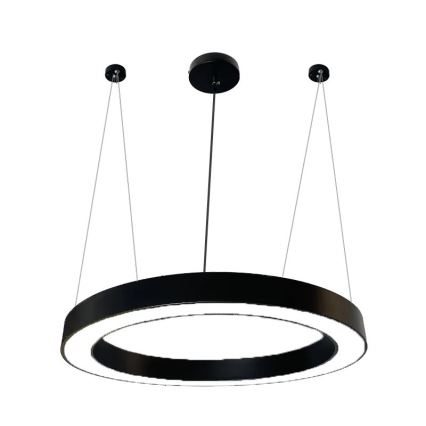 LED Chandelier on a string LED/50W/230V 4000K d. 100 cm black