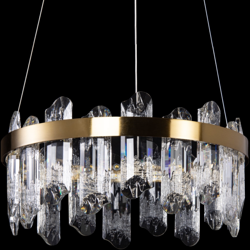 LED Chandelier on a string LED/50W/230V d. 40 cm gold