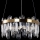 LED Chandelier on a string LED/50W/230V d. 40 cm gold