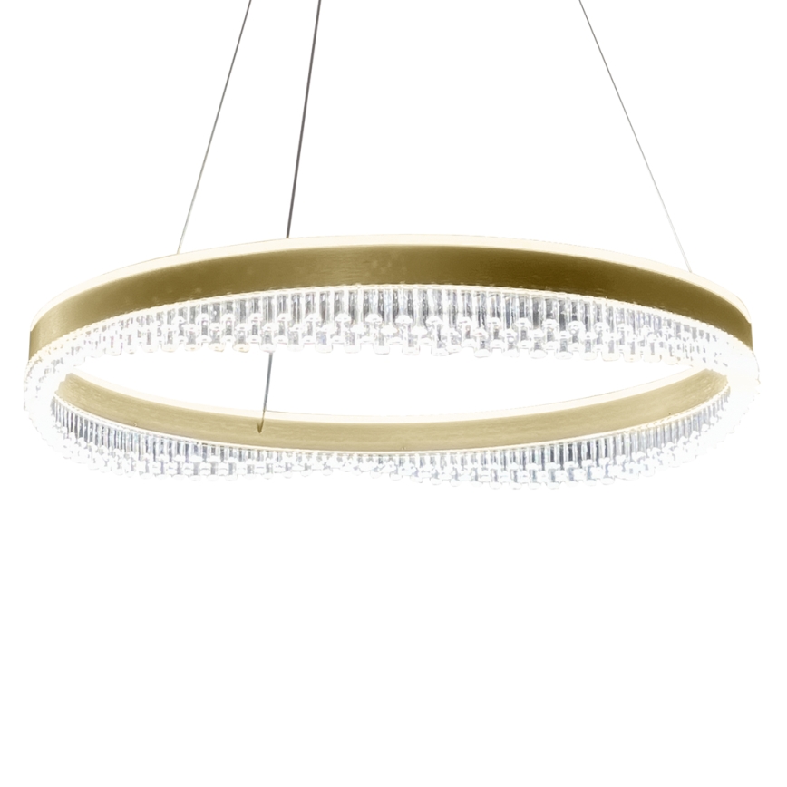 LED Chandelier on a string LED/52W/230V d. 60 cm gold