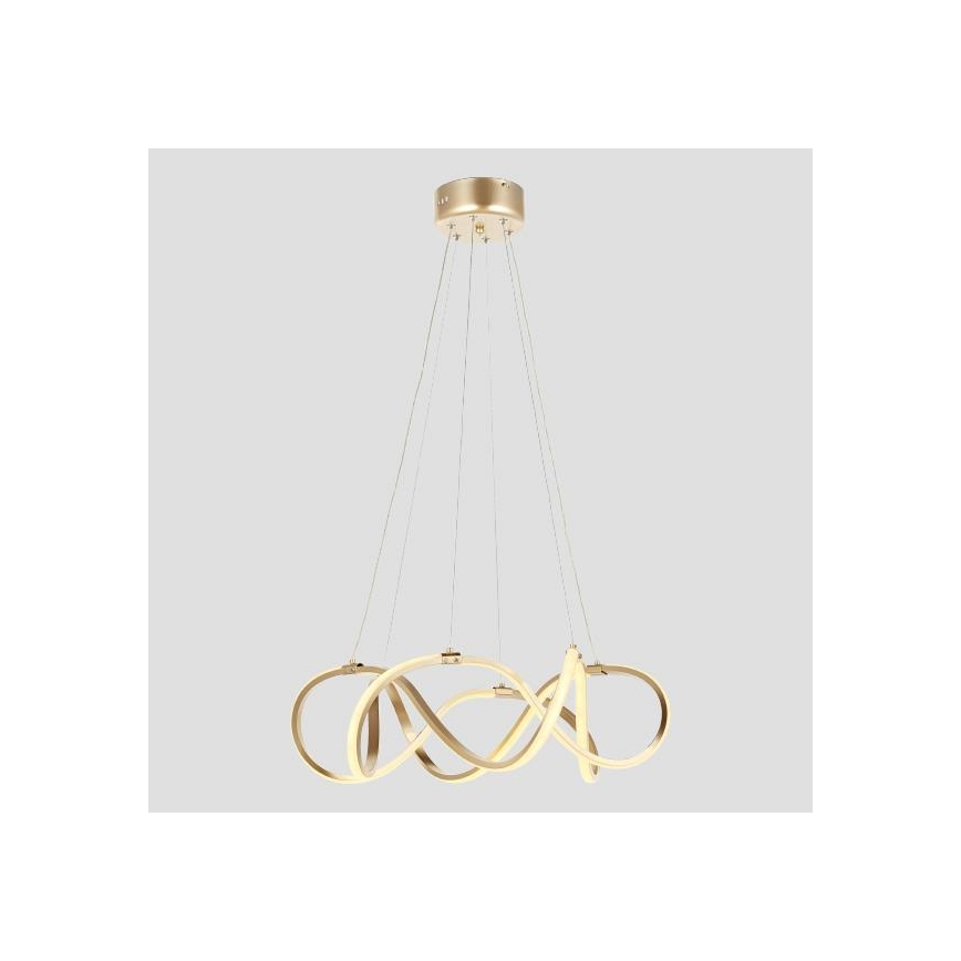 LED Chandelier on a string LED/54W/230V 3000/4000/6000K gold
