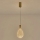 LED Chandelier on a string LED/6,3W/230V 3000K gold d. 14 cm