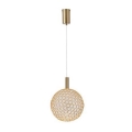 LED Chandelier on a string LED/6,3W/230V 3000K gold d. 25 cm