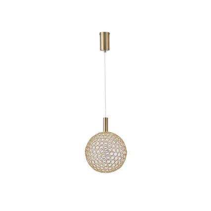 LED Chandelier on a string LED/6,3W/230V 3000K gold d. 25 cm