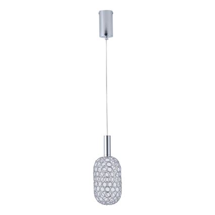LED Chandelier on a string LED/6,3W/230V 3000K shiny chrome d. 20 cm