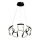 LED Chandelier on a string LED/60W/230V 3000K black