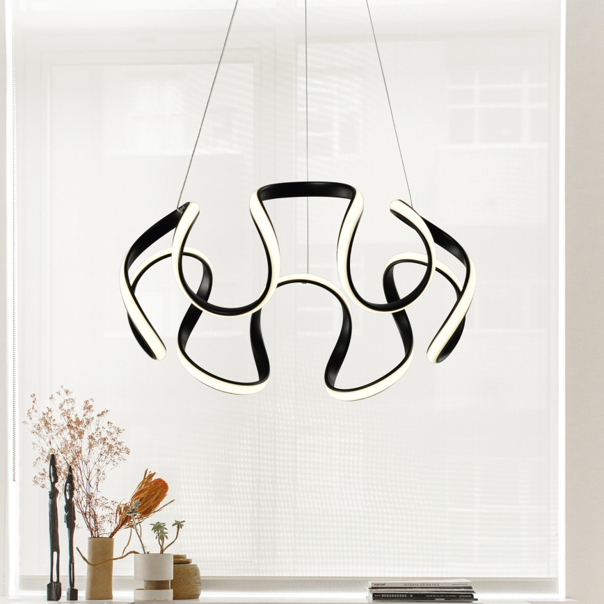 LED Chandelier on a string LED/60W/230V 3000K black
