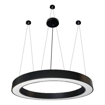 LED Chandelier on a string LED/60W/230V 4000K d. 120 cm black