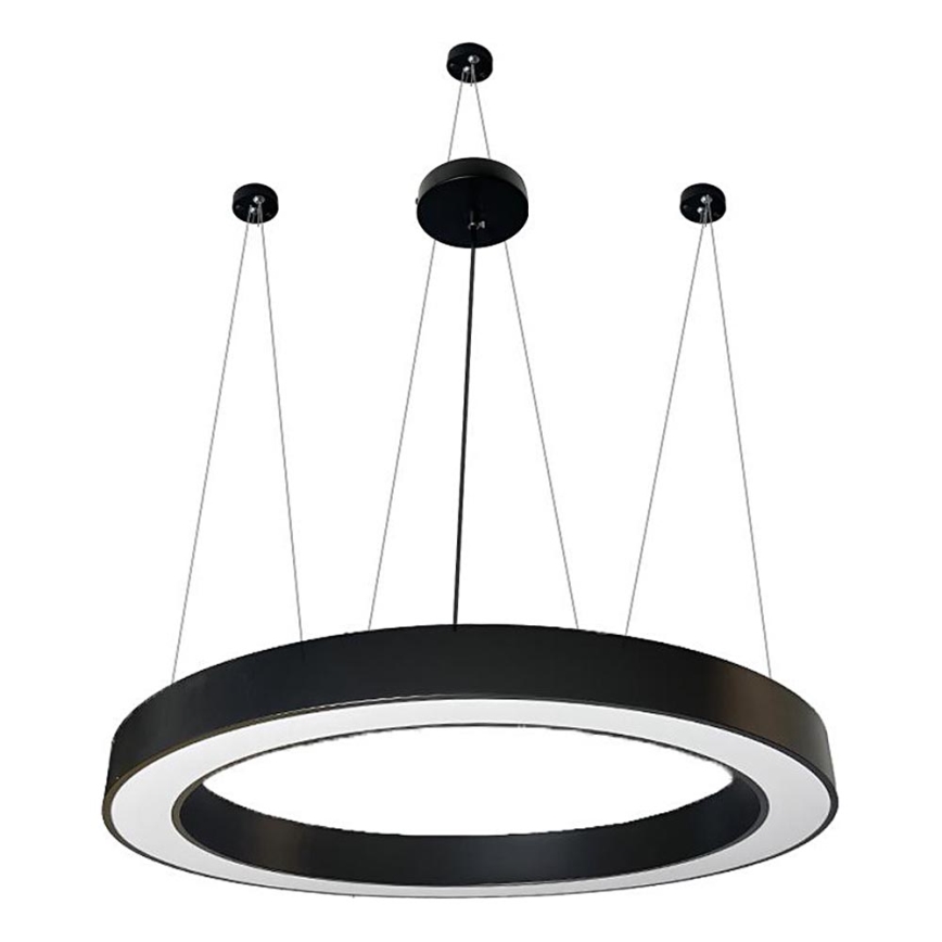 LED Chandelier on a string LED/60W/230V 4000K d. 120 cm black