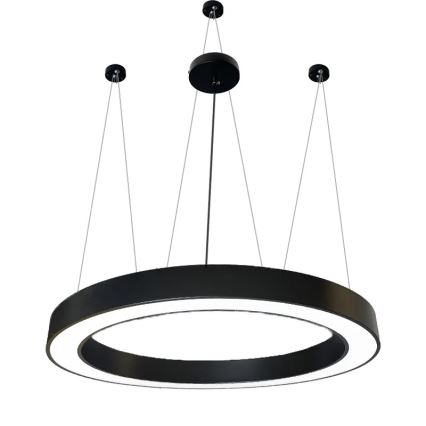 LED Chandelier on a string LED/60W/230V 4000K d. 120 cm black