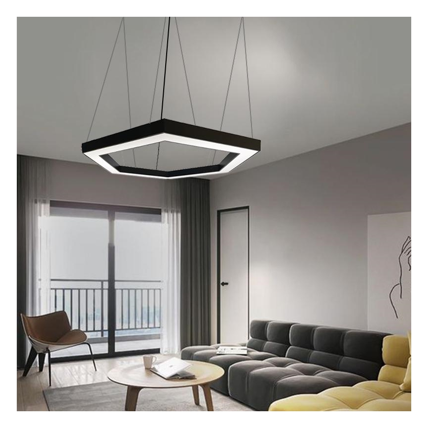 LED Chandelier on a string LED/60W/230V 4000K d. 120 cm