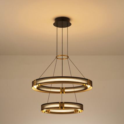 LED Chandelier on a string LED/62W/230V 3000K 62x120 cm