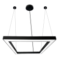 LED Chandelier on a string LED/70W/230V 4000K 100x100 cm black