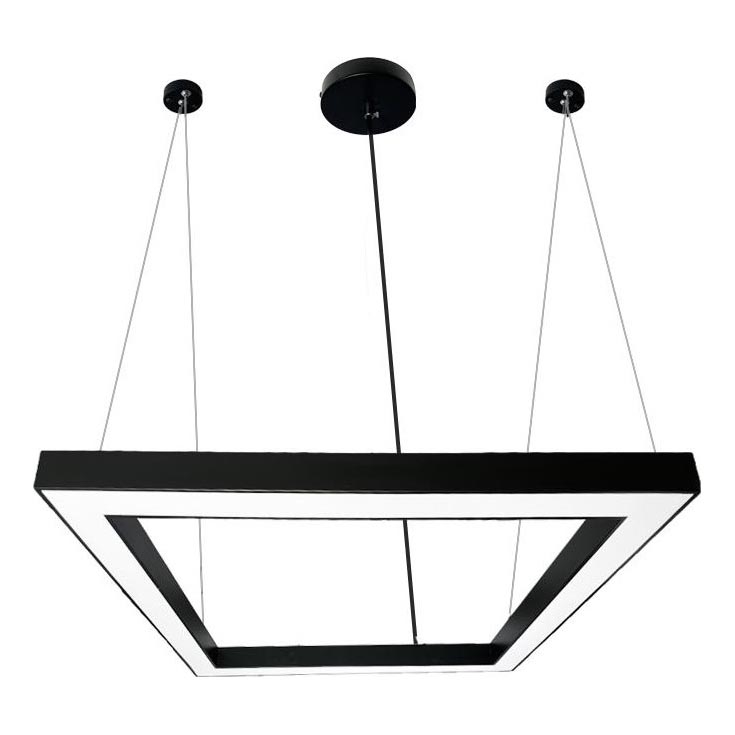 LED Chandelier on a string LED/70W/230V 4000K 100x100 cm black
