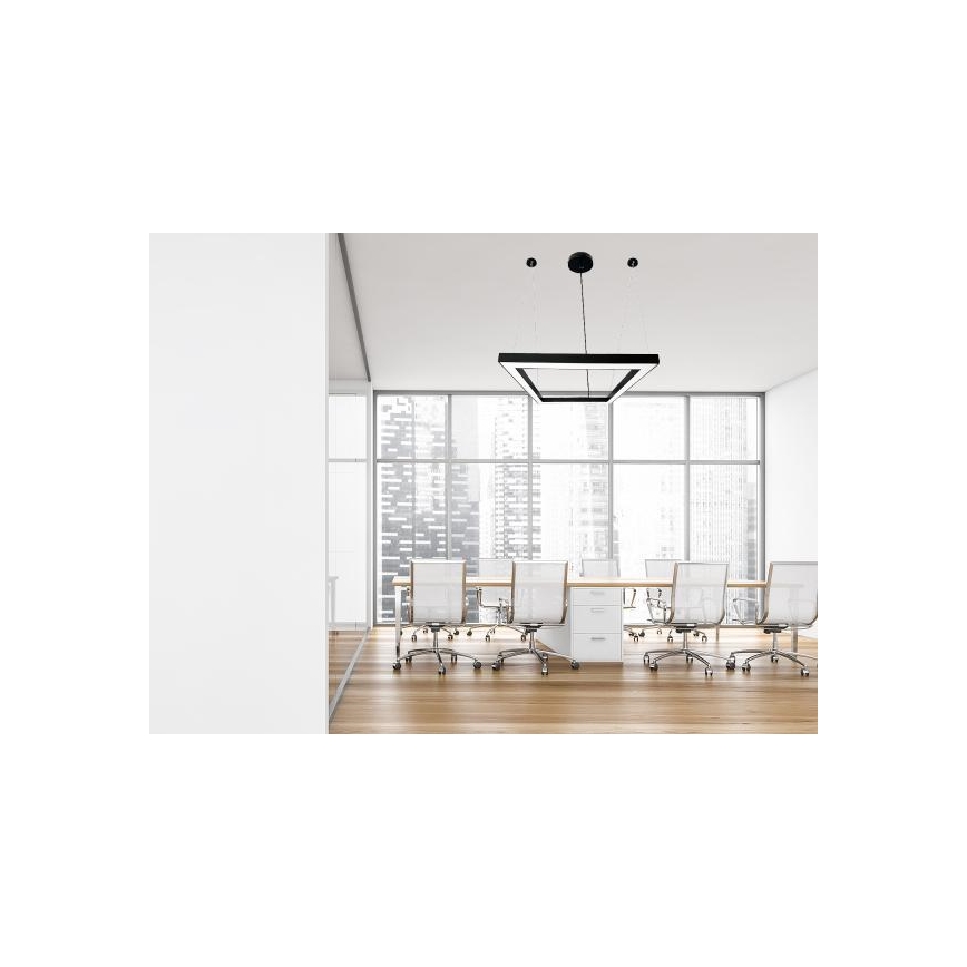 LED Chandelier on a string LED/70W/230V 4000K 100x100 cm black