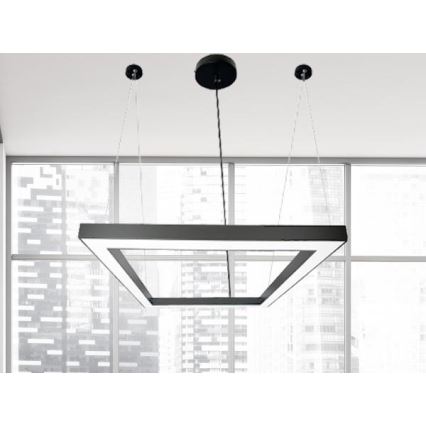 LED Chandelier on a string LED/70W/230V 4000K 100x100 cm black