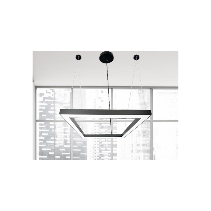 LED Chandelier on a string LED/70W/230V 4000K 100x100 cm black