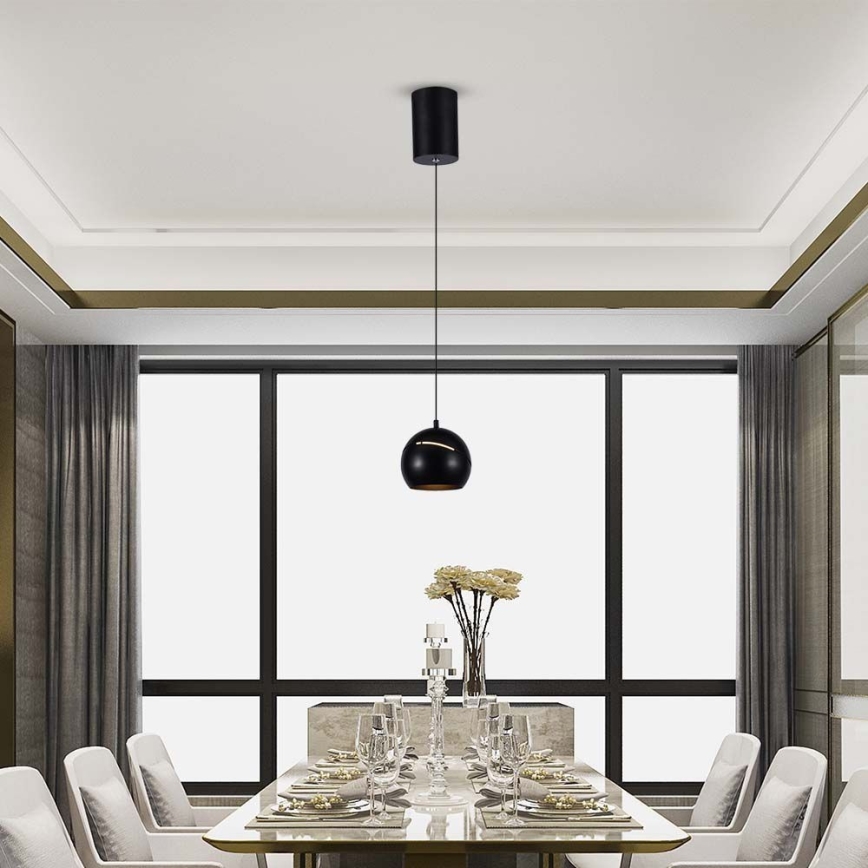 LED Chandelier on a string LED/8,5W/230V 3000K black