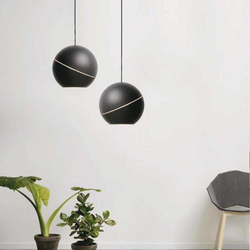 LED Chandelier on a string LED/8,5W/230V 3000K black