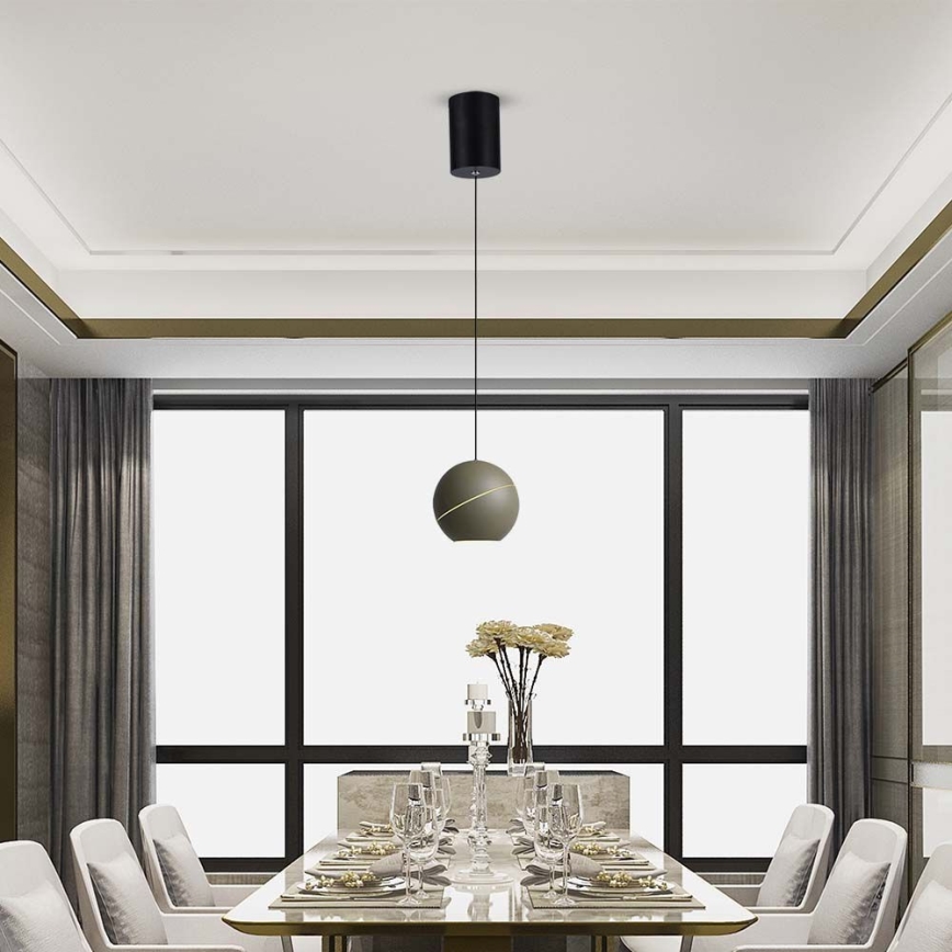LED Chandelier on a string LED/8,5W/230V 3000K grey