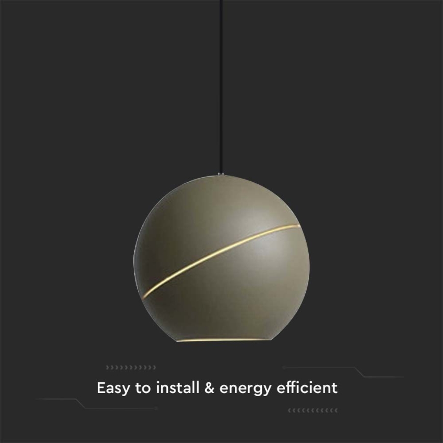 LED Chandelier on a string LED/8,5W/230V 3000K grey