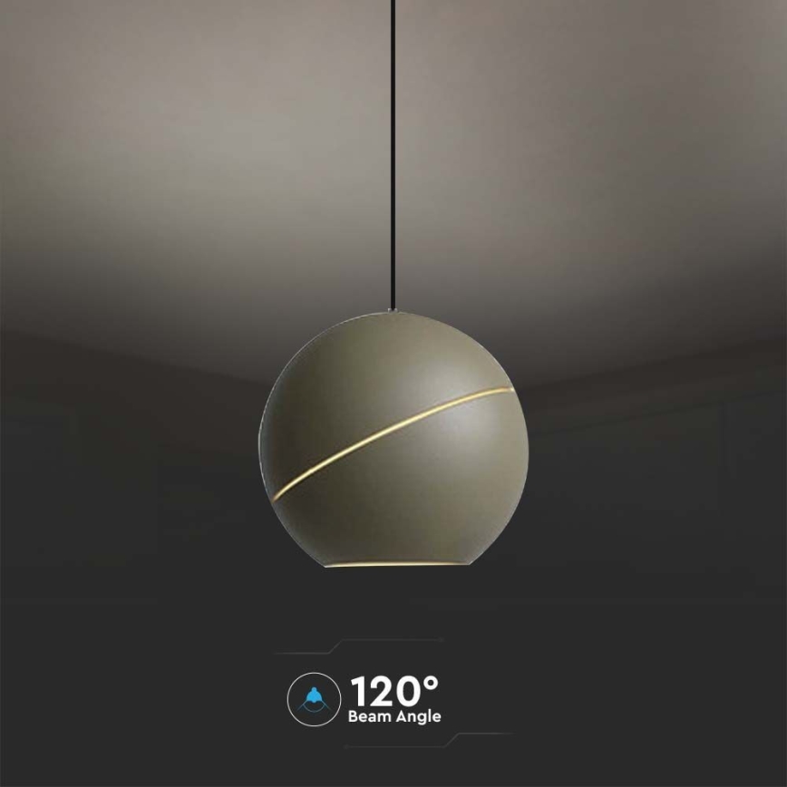LED Chandelier on a string LED/8,5W/230V 3000K grey