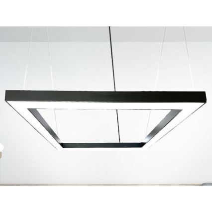 LED Chandelier on a string LED/80W/230V 4000K 120x120 cm black