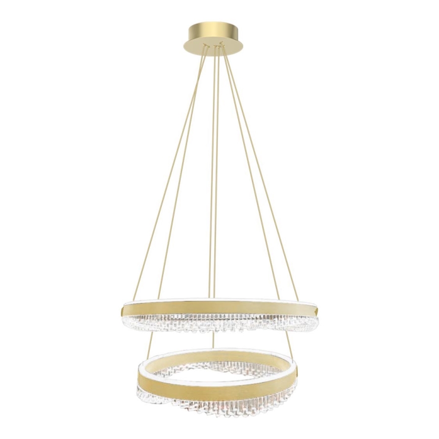 LED Chandelier on a string LED/85W/230V d. 60 cm gold