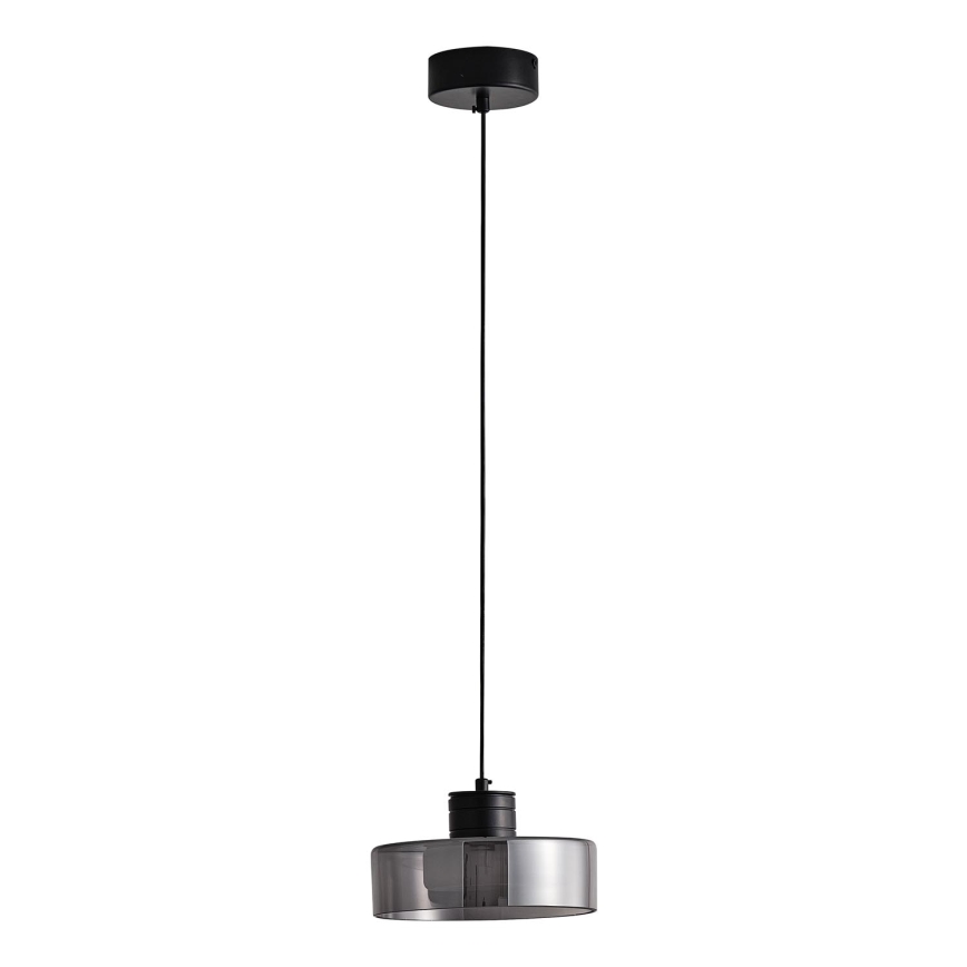LED Chandelier on a string LED/8W/230V 3000K black/smoky pr. 20 cm