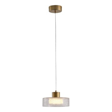 LED Chandelier on a string LED/8W/230V 3000K gold/clear pr. 20 cm