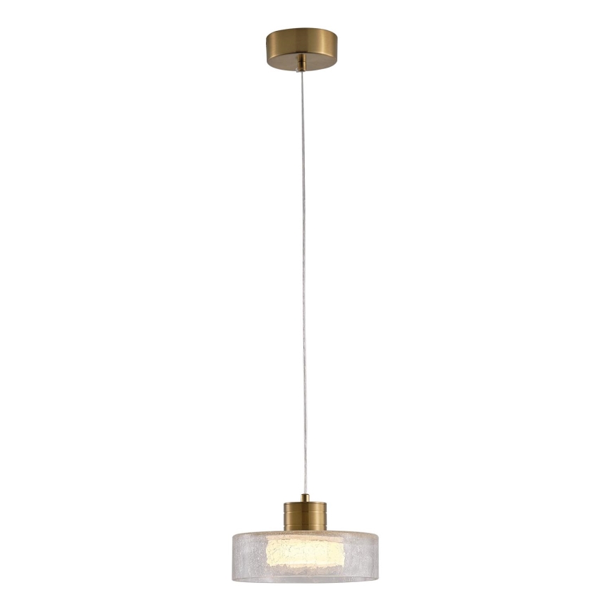LED Chandelier on a string LED/8W/230V 3000K gold/clear pr. 20 cm