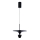 LED Chandelier on a string LED/9W/230V 3000K black