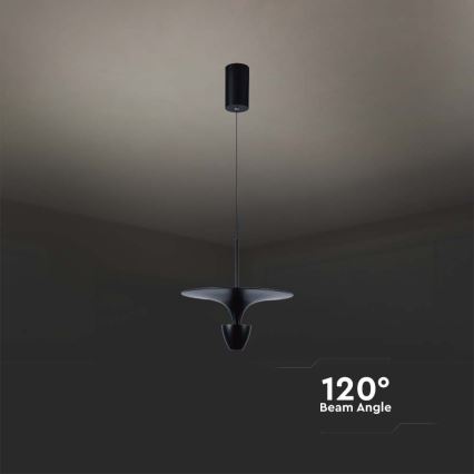 LED Chandelier on a string LED/9W/230V 3000K black