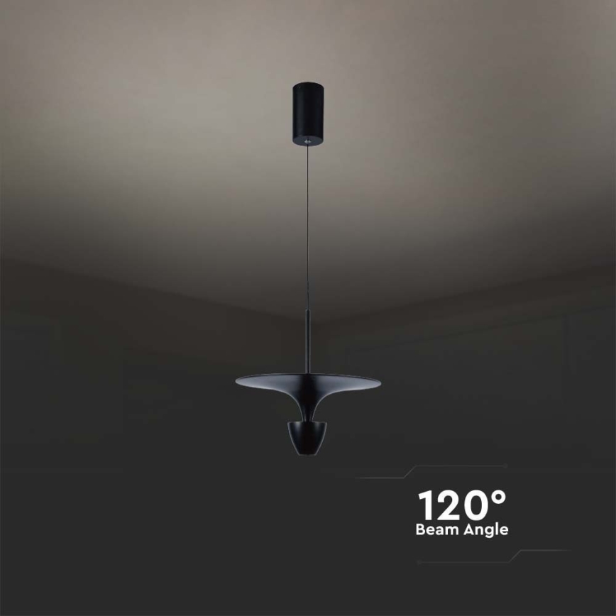 LED Chandelier on a string LED/9W/230V 3000K black
