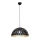 LED Chandelier on a string LISA BLACK 1xE27/60W/230V